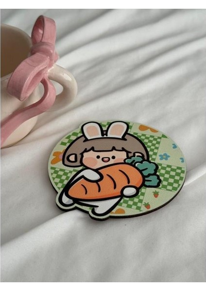 Kawaii Rabbit Bardak Altlığı