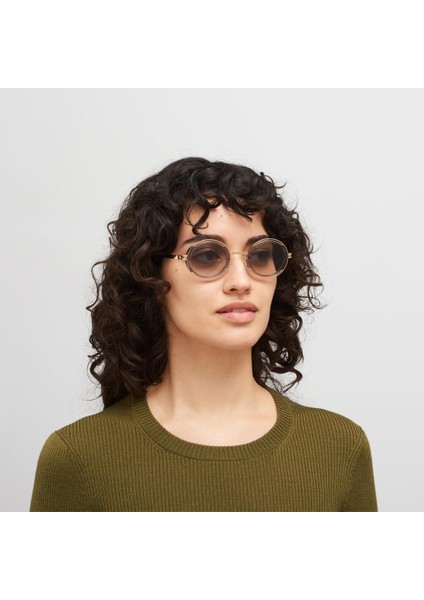 Pearl 653 46-27 Unisex Güneş Gözlüğü – Altın Titanyum Çerçeve, Füme Degrade Cam fiyatları