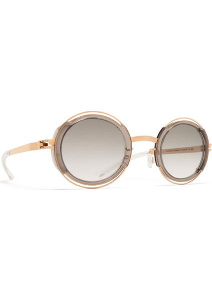 Pearl 653 46-27 Unisex Güneş Gözlüğü – Altın Titanyum Çerçeve, Füme Degrade Cam modelleri