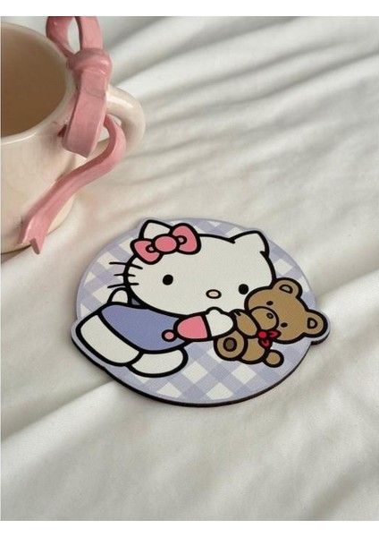 Kitty Bear Bardak Altlığı