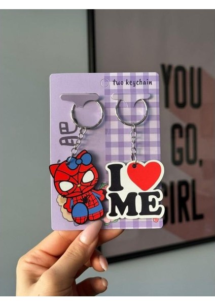 Love Me Ikili Anahtarlık