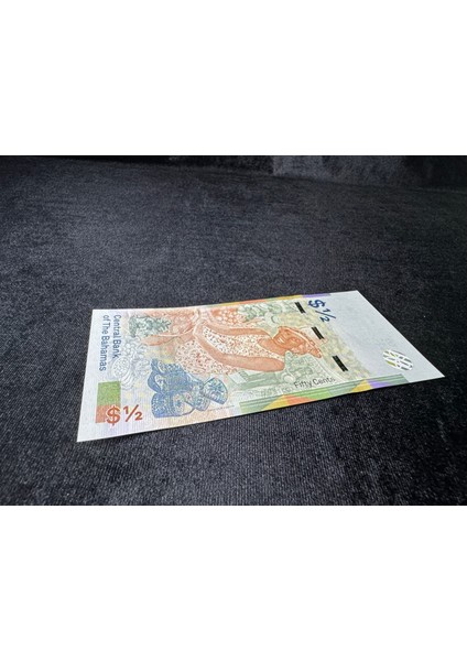50 Cent Bahamalar 2019 Central Bank Of The Bahamas Fifty Cent Unc Çil