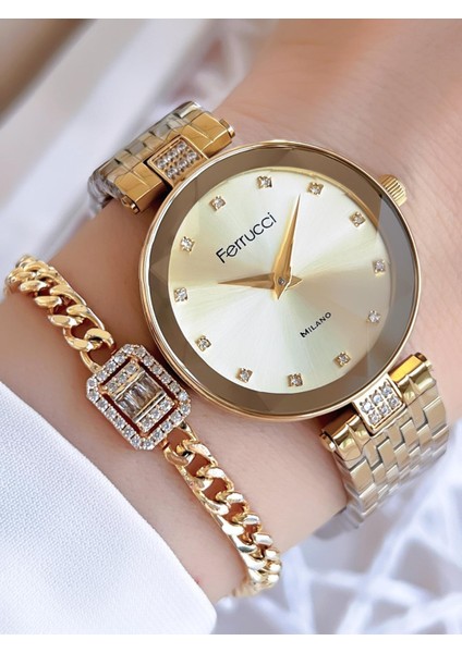 Çelik Kordon Yeni Sezon 30 mt Suya Dayanıklı Kadın Kol Saati BFC.033889.02