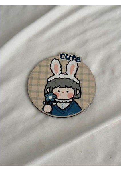 Kawaii Cute Bardak Altlığı
