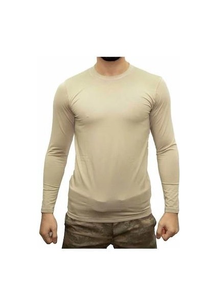 Uzun Kol Microfiber T-Shirt - Tişört modelleri