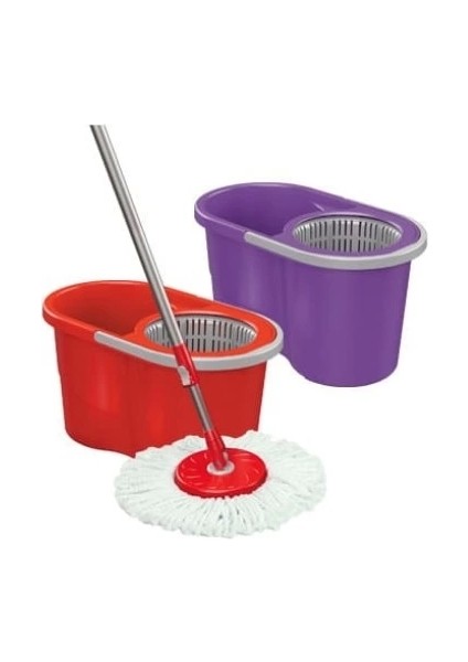 Spinning Mop Set Döner Başlı Temizlik Seti Np 188