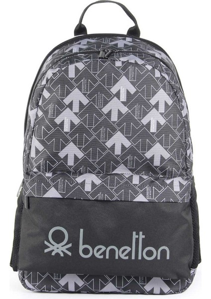 Unisex Çocuk Benetton Çift Bölmeli Sırt Çantası 03738