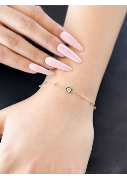 Altın Dorika Nazar Bileklik Künye