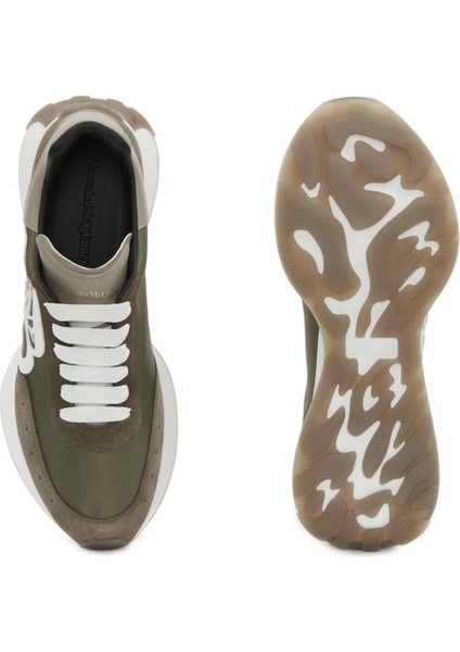 Alexander Mcqueen Beyaz Logolu Erkek Sneakers