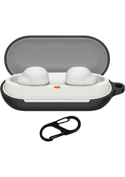 Sony WF-C700N Tokalı Silikon Kapak Koruyucu Kılıf (Yurt Dışından)