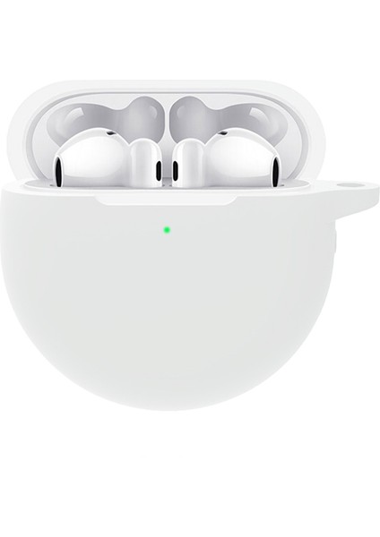 Huawei Freebuds 4 / 4e Kulaklık Koruyucu Kapak Su Geçirmez Silikon Kılıf Kancalı (Yurt Dışından)