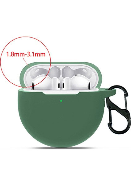 Huawei Freebuds 4 / 4e Kulaklık Koruyucu Kapak Su Geçirmez Silikon Kılıf Kancalı (Yurt Dışından)