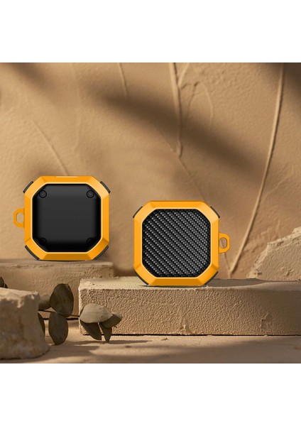 Samsung Buds Live / Buds2 / Buds 2 Pro / Buds Pro Düşme Önleyici Karbon Fiber Dokulu Kulaklık Şarj Kutusu Kapağı (Yurt Dışından) fiyatları