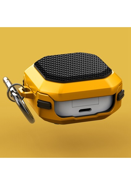 Samsung Buds Live / Buds2 / Buds 2 Pro / Buds Pro Düşme Önleyici Karbon Fiber Dokulu Kulaklık Şarj Kutusu Kapağı (Yurt Dışından) indirimleri