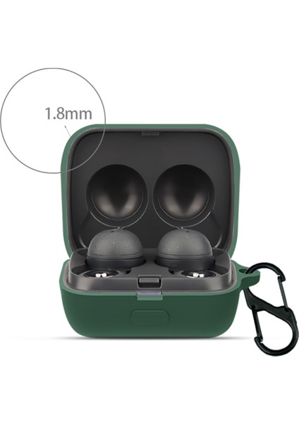Sony WF-L900 Kulaklık Şarj Kutusu Silikon Koruyucu Kılıf Bluetooth Kulaklık Kapağı Toka ile (Yurt Dışından)