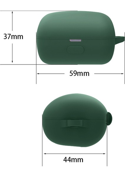 Sony WF-L900 Kulaklık Şarj Kutusu Silikon Koruyucu Kılıf Bluetooth Kulaklık Kapağı Toka ile (Yurt Dışından)