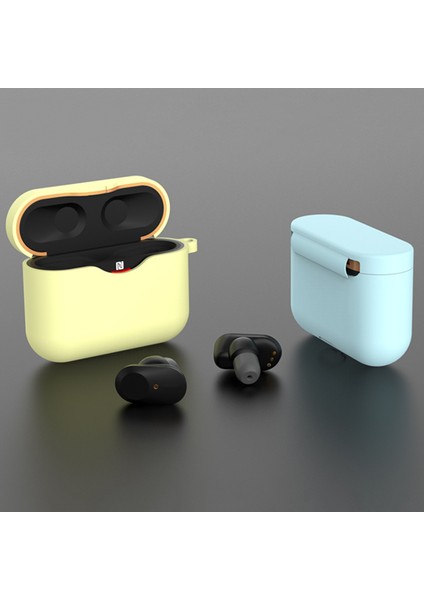 Sony WF-1000XM3 Yumuşak Silikon Kulaklık Kutusu Anti-Sonbahar Earbuds Şarj Kutusu Koruyucu Kapak (Yurt Dışından) fırsatları