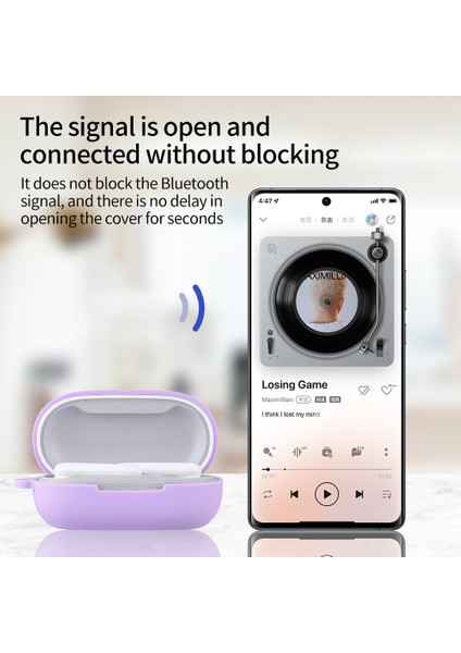 Huawei Freebuds Se Kulaklık Silikon Kılıf Bluetooth Kulaklık Şarj Kutusu Anti-Damla Kapak Toka ile (Yurt Dışından)