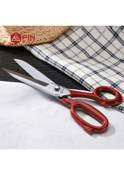9 Kırmızı Saplı Terzi, Tekstil, Modelist ve Ev Makası 9 Inç