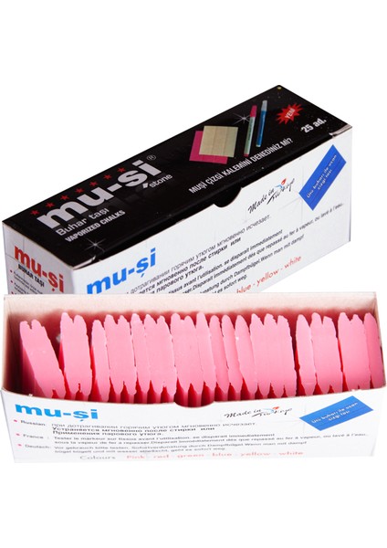 Buhar ile Uçan Çizgi Taşı Pembe (25 Adet)