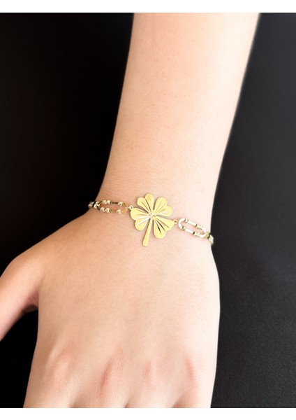 Altın Yonca Bileklik fiyatları