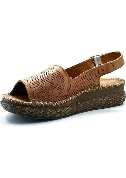 Kadın Deri Dolgu Topuk Sandalet 107-206151-01