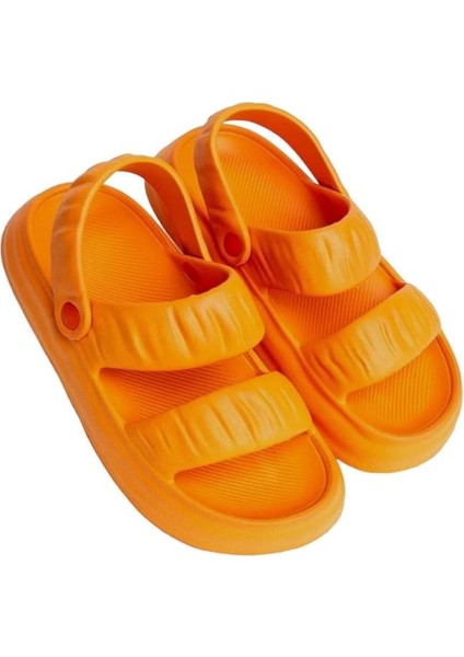 Plaj Havuz Hafif Rahat Kadın Sandalet TURUNCU