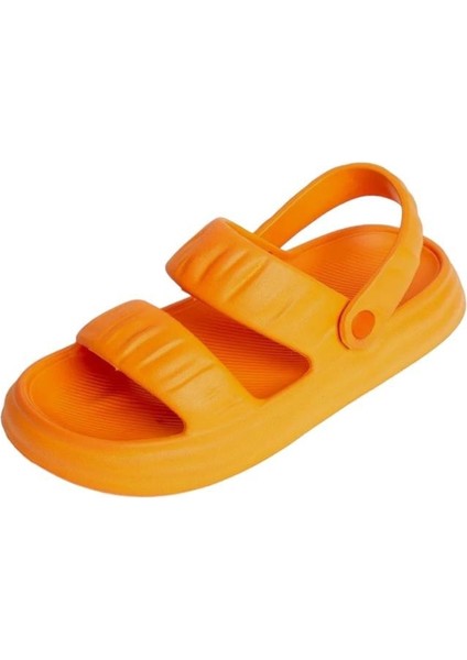 Plaj Havuz Hafif Rahat Kadın Sandalet TURUNCU