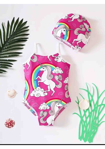 2 Parça Kız Bebek Mayo