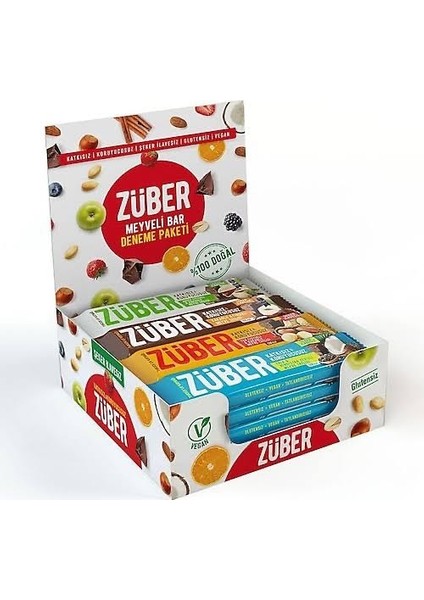 Meyve Bar Deneme Paketi 40G x 12 Adet