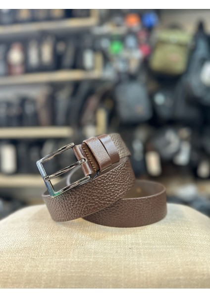 Deri Erkek Kemeri-4 cm