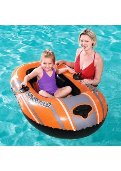 Turuncu Hydro Force Bot Tek Kişilik 155*97CM - Yubi Oyuncak 1+ Yaş