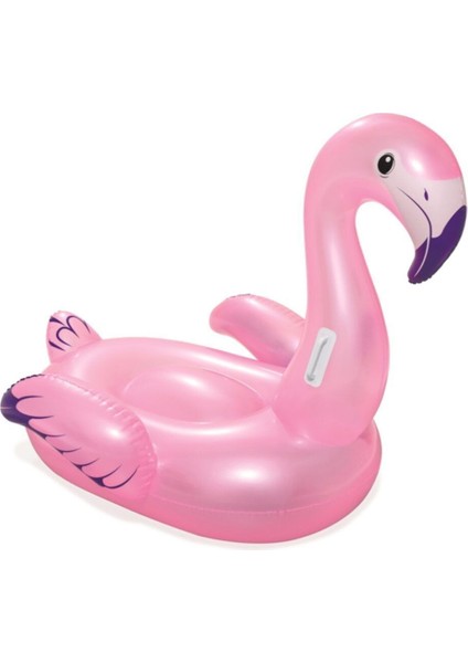 Pembe Flamingo Binici Şişme Flamingo Binici Bot Deniz Flamingo Binici Havuz Flamingo Şişme 127X127