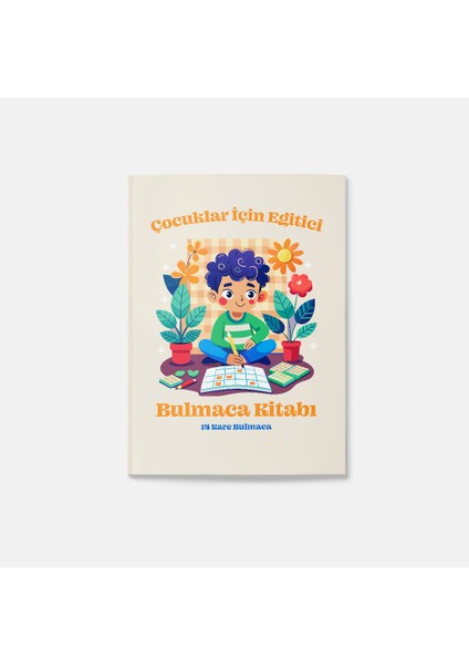 Çocuklar Için Eğitici Kare Bulmaca Kitabı