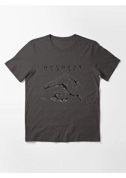 Pesfect Baskılı Bisiklet Yaka T-Shirt