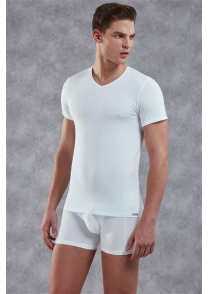 Modlive Doreanse 2855 Vücudu Saran Rahat T-Shirt