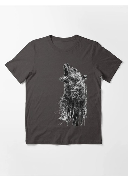 Pus Ayı Baskılı Bisiklet Yaka T-Shirt fiyatları