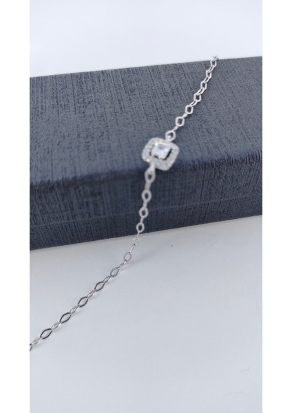 Gümüş Bileklik 925 Ayar Zirkontaşlı 18 cm fırsatları