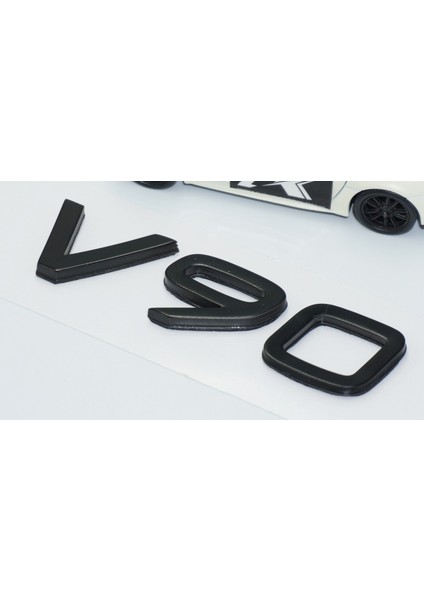 V90 Siyah Abs 3m 3D Bagaj Yazı Logo Volvo Ile Uyumlu fiyatları