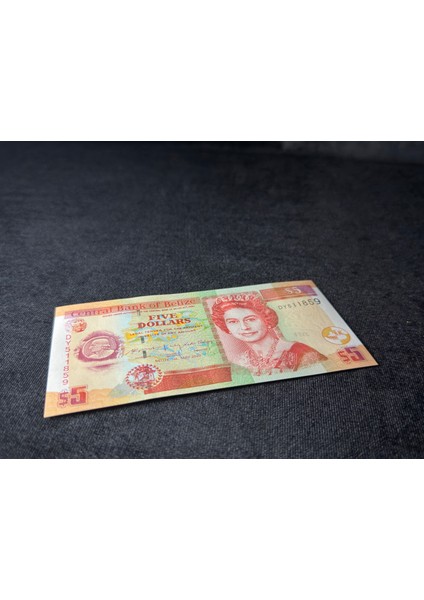 Queen Elizabeth Iı Belize 5 Dolar 2020 Unc Çil Belıze $ 5 Dollars 2020