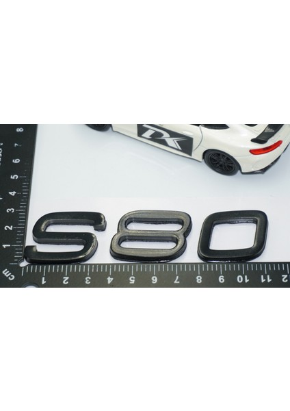 S80 Siyah Abs 3m 3D Bagaj Yazı Logo Volvo Ile Uyumlu modelleri