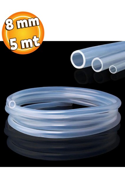 5 Metre Şeffaf Terazi Hortumu Iç Çap 8 mm Termosifon Otomobil Kapı Fitili fiyatları