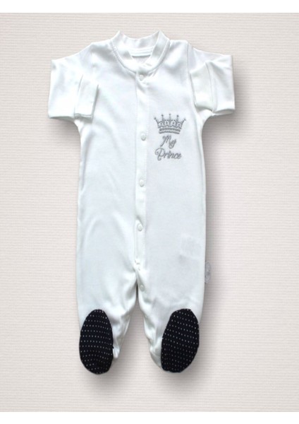 Süper Prens Nakışlı %100 Cotton Antib.akteriyel 10LU Zıbın Takımı Hastane Çıkışı fırsatları