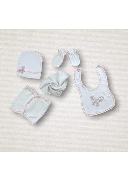 Uçan Kelebekler Nakışlı %100 Cotton Antib.akteriyel 10LU Zıbın Takımı Hastane Çıkışı fiyatları