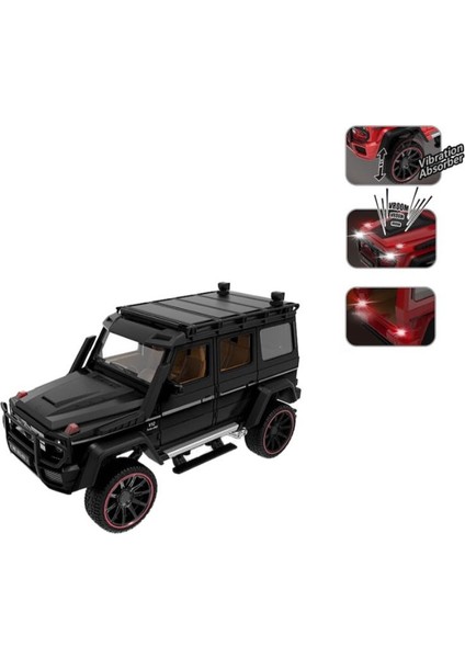 Kutulu Çek Bırak 1:22 Sesli ve Işıklı Jeep