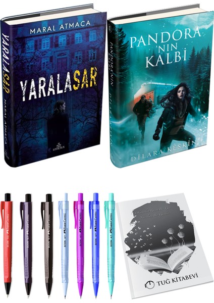 Yaralasar 1 Ciltli Maral Atmaca ve Pandora'nın Kalbi 2 Ciltli Dilara Keskin 2li Set