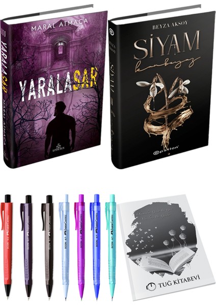 Yaralasar 3 Ciltli Maral Atmaca ve Epsilon Yayınevi Siyam 2 Ciltli Beyza Aksoy 2li Set