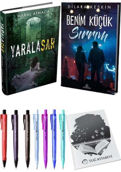 Yaralasar 2 Ciltli Maral Atmaca ve Benim Küçük Sırrım 1 Ciltli Dilara Keskin 2li Set