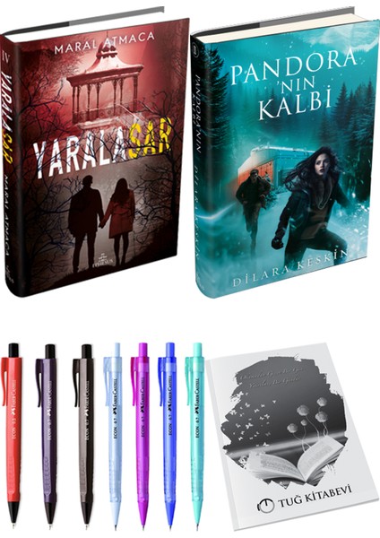 Yaralasar 4 Ciltli Maral Atmaca ve Pandora'nın Kalbi 2 Ciltli Dilara Keskin 2li Set