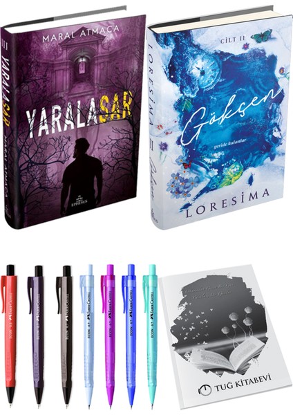Yaralasar 3 Ciltli Maral Atmaca ve Gökçen 2 Ciltli Loresima 2li Set